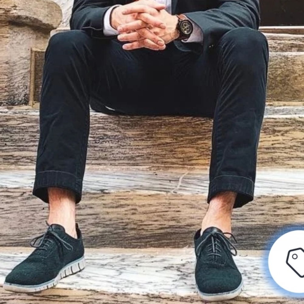 Cole Haan Zero Grand Wingtips Wool